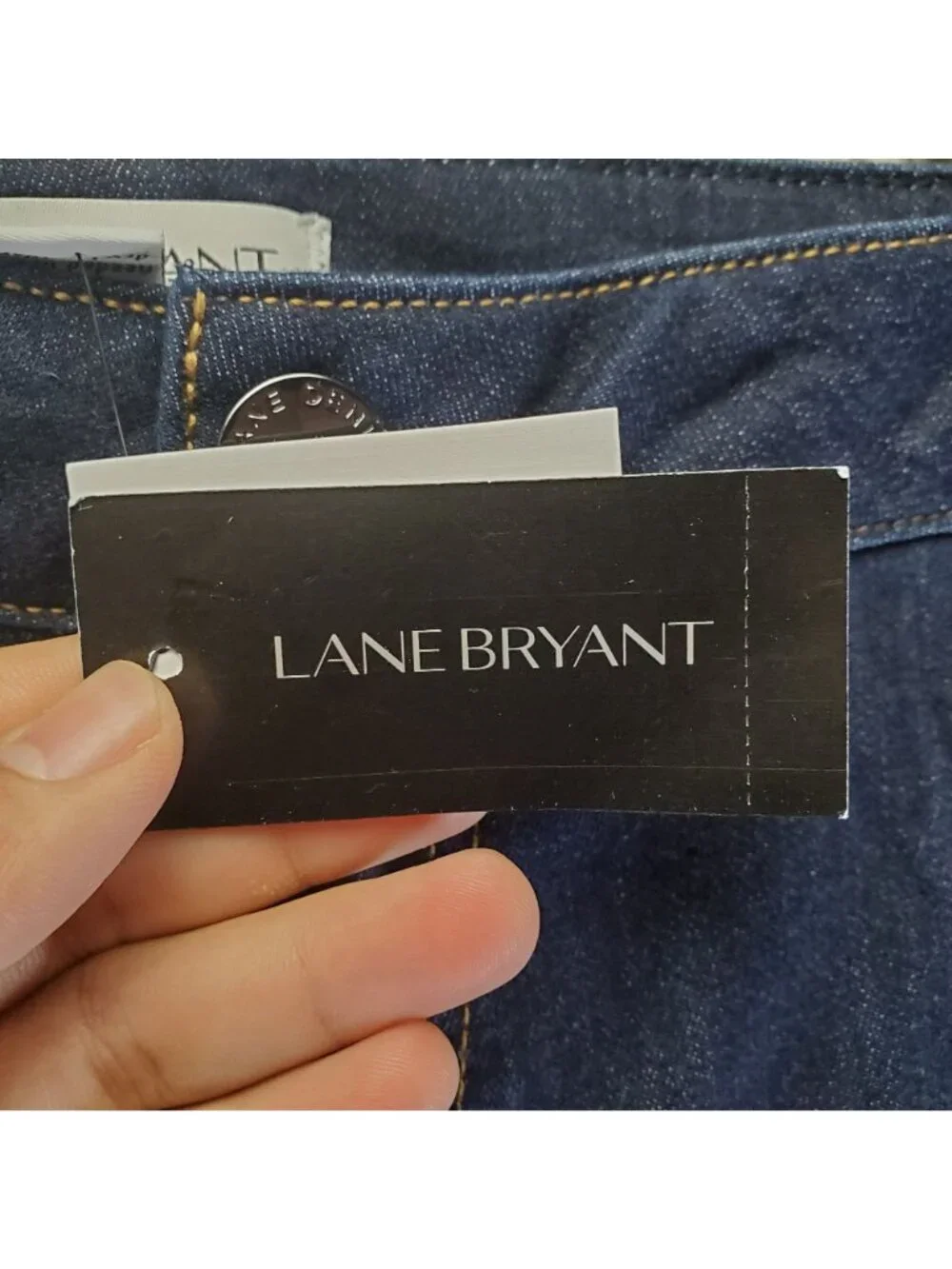 Lane Bryant Shorts Womens Size 28 Plus Blue Stretch Girlfriend Jorts *NWT*